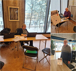 Kristina Edström, Tony Thörnvall och Klas Olsson. Januari 2024.